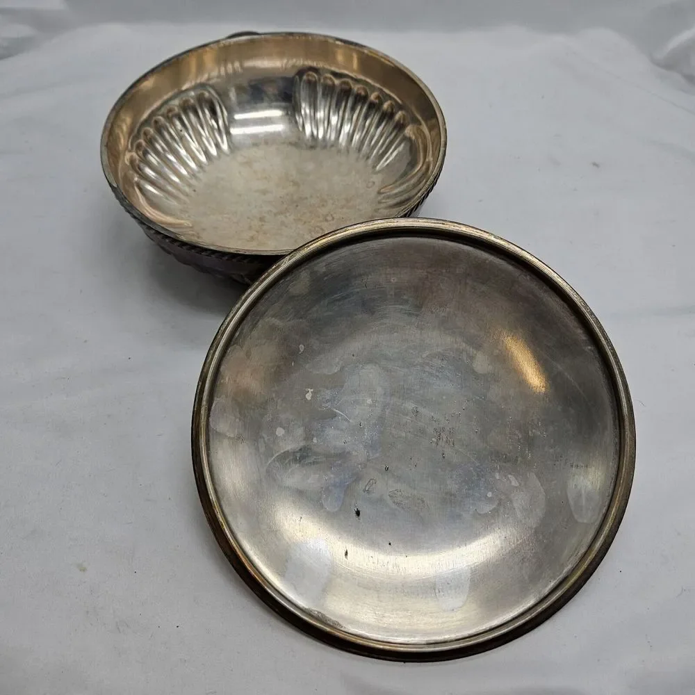 Reed & Barton Silver‎ Soldered 2900 U.S. Navy Issued Dish Bowl U.S.NAVY...